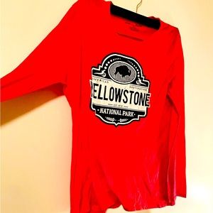 New with tags YELLOWSTONE shirt, long sleeve T-shirt pink 3XL